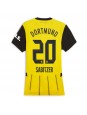 Borussia Dortmund Marcel Sabitzer #20 Domácí Dres pro Dámské 2024-25 Krátký Rukáv